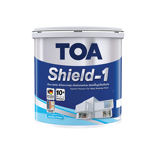 TOA Shield 1 Primer รองพื้นปูนใหม่ ชิลด์ วัน